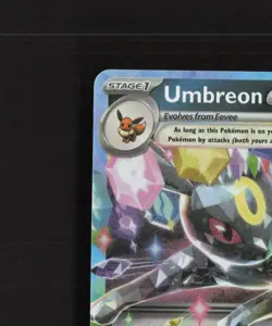 Umbreon ex 060/131 Prismatic Evolutions Ultra Rare Holo Pokemon Card LP+ - Image 3