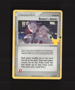 Rocket's Admin. 86/109 Celebrations Ultra Rare Holo Pokemon Card NM - Image 1