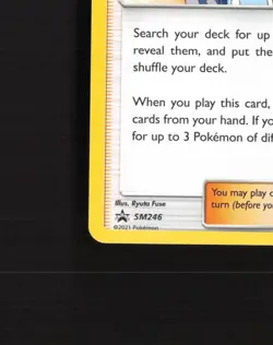 Sabrina & Brycen SM246 Sun & Moon Black Star Promo Pokemon Card NM - Image 5