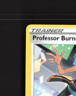 Professor Burnet SWSH167 Sword & Shield Black Star Promo Stamped Pokemon Card LP - Image 3
