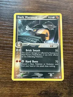 Team Rocket Returns Dark Marowak 7/109 - LP 2004 Pokemon/Nintendo - Image 1