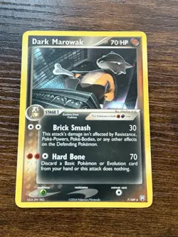 Team Rocket Returns Dark Marowak 7/109 - LP 2004 Pokemon/Nintendo - Image 2