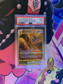 Pokemon-Origin Forme Dialga VStar- Full Art Secret #GG68 - Crown Zenith- PSA 9 - Image 1