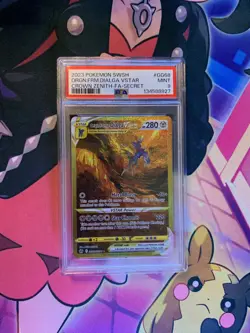 Pokemon-Origin Forme Dialga VStar- Full Art Secret #GG68 - Crown Zenith- PSA 9 - Image 2