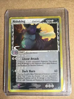 Nidoking (Delta Species) - 6/101 - Pokemon Dragon Frontiers Holo Card HP - Image 1