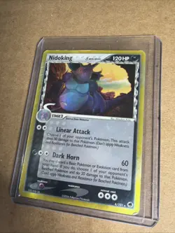 Nidoking (Delta Species) - 6/101 - Pokemon Dragon Frontiers Holo Card HP - Image 2