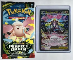 Pokemon TCG Perfect Order Mega Zygarde EX SIR 120/80 Pack Fresh NM Clean! - Image 3