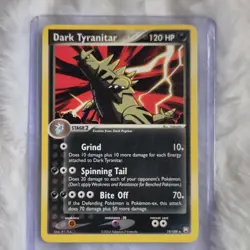 Pokemon Dark Tyranitar 19/109 EX Team Rocket Returns 120 HP. Never Played With - Image 1