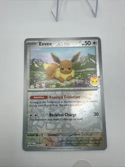 074/131 Eevee Reverse Holo Pokemon Prismatic Evolutions Single Card - Image 1