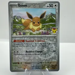 074/131 Eevee Reverse Holo Pokemon Prismatic Evolutions Single Card - Image 2