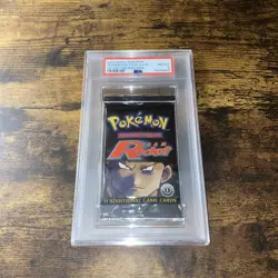 Pokemon Team Rocket 1st Edition Booster Pack Giovanni Art-BRAND NEW! PSA 8! - Image 1