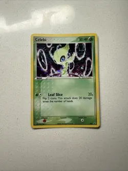 Pokemon TCG Celebi Nintendo Black Star Promos 29 Holo Promo Card LP - Image 1