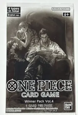 One Piece Card Game TCG Winner Pack Vol. 4 Sealed - English Version - Image 1