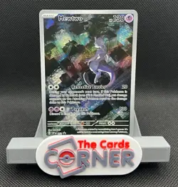 Mewtwo Illustration Rare SVP 052 Pokemon Scarlet and Violet Promo LP - Image 1