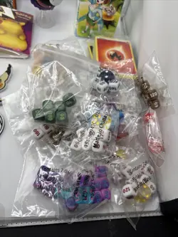 Pokemon TCG - Accessories LOT (Card Sleeves, Dice, Coins, Energy Packs, etc) - Image 2
