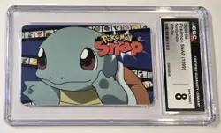 1999 Blockbuster Video Pokemon Snap Smart Card Squirtle CGC 8 MINT Nintendo - Image 2
