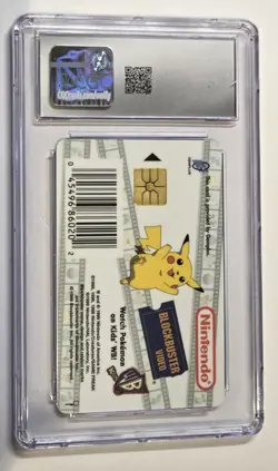 1999 Blockbuster Video Pokemon Snap Smart Card Squirtle CGC 8 MINT Nintendo - Image 4