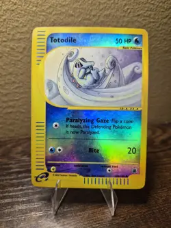 Totodile 135/165 Expedition Reverse Holo 2002 Nintendo Pokemon Card - Image 1