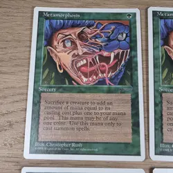 x4 Metamorphosis [Chronicles] Magic MTG Cards LP - Image 4