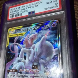 PSA 10 Mewtwo & Mew GX 098/094 SA SR Miracle Twin Pokemon Card Japanese 2019 - Image 3
