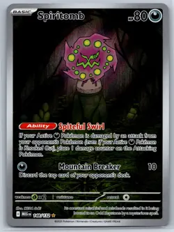 Spiritomb - Illustration Rare Mega Evolution 148/132 IR Pokemon Card NM - Image 1