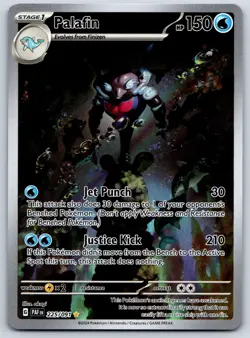 Palafin (Shiny) Paldean Fates 225/091 Illustration Rare Pokemon Card NM - Image 1