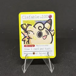 Pluto Coco Mini Card - Clafable Clefable #12 - Drawn by haroopigu - Image 1