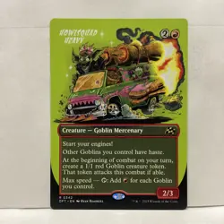 MTG Howlsquad Heavy (Borderless) Magic: The Gathering Aetherdrift Rare #0342 - Image 1