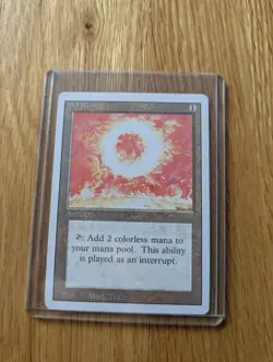 WOTC MTG Vintage Revised Edition Sol Ring (NM) CCG Magic the Gathering - Image 1