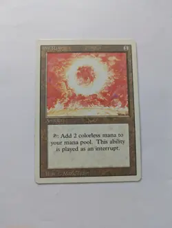 WOTC MTG Vintage Revised Edition Sol Ring (NM) CCG Magic the Gathering - Image 3