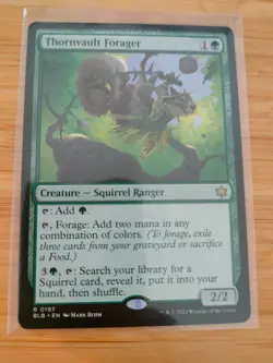 MTG Thornvault Forager 0197 Bloomburrow M/NM Free UK P&P - Image 1