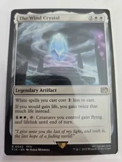 mtg, The Wind Crystal -Final Fantasy Regular NM - Image 1