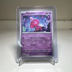Tinkatink 082/182 Reverse Holo Common - Paradox Rift 2023 SV04: Pokemon TCG - NM - Image 1