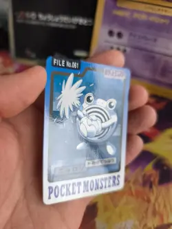 Pokemon Karte Card Pocket Monsters Carddass 1997 japanese Poliwhirl NM+ Quaputzi - Image 5