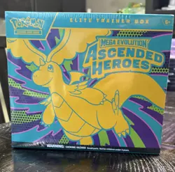 Pokemon TCG Mega Evolution Ascended Heroes Elite Trainer Box Dragonite Zekrom - Image 1