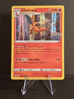 Charizard 010/078 Holo Rare - Pokemon GO PGO Pokemon TCG LP - Image 1