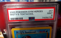2000 Pokemon Gym Heroes Misty's Tentacool #57 PSA 9 Mint pop 40 - Image 2