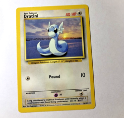 Pokemon - Base Set - Dratini 26/102 - Uncommon LP - Image 1
