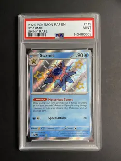 Starmie 119 PSA 9 2024 Pokemon Shiny Rare PAF EN - Image 1