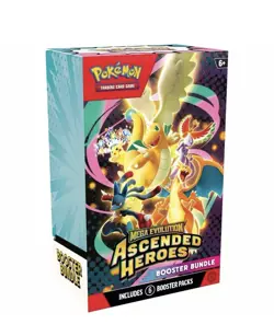 Pokemon TCG: Mega Evolution-Ascended Heroes Booster Bundle (6 Packs) - Image 1