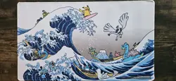 Pokemon Center Opening Scene & Pikachu And Friends Great Wave Playmats Lot - New - Image 3