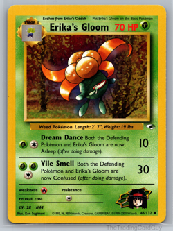 Pokemon Erika's Gloom (46/133) Gym Heroes LP - Image 1