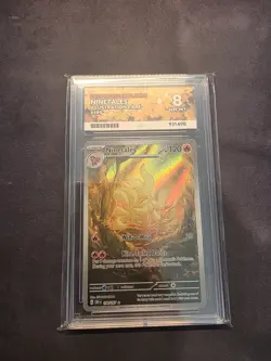 Ninetales Illustration Rare 199/197 2023 Obsidian Flames Ace 8 NM-MT Pokemon TCG - Image 3