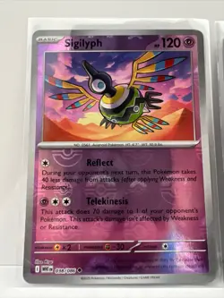 Pokemon Master Ball And Reverse Holo Sigilyph 038/086 White Flare English - Image 2