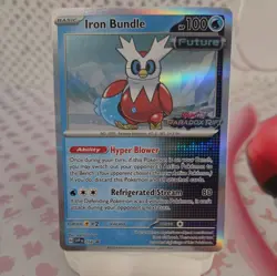 Pokemon TCG - Iron Bundle SVP 058 - Paradox Rift Pre-Release Black Star Promo - Image 1