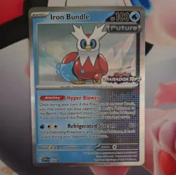 Pokemon TCG - Iron Bundle SVP 058 - Paradox Rift Pre-Release Black Star Promo - Image 3