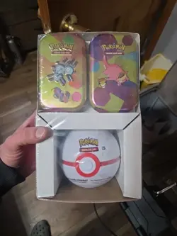 Pokemon Scarlet & Violet—151 Mini Tin & Poke Ball Tin Booster 3-Pack - Image 1