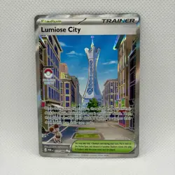 Pokemon TCG: Perfect Order - Lumiose City (111/088) Trainer Full Art Holo Rare - Image 1