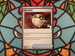 Ultra Ball - 196/198 - Play! Pokemon Prize Pack - Cosmo Holo - Image 1