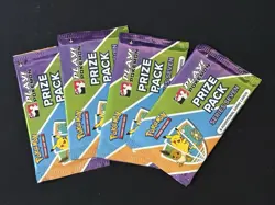 pokemon prize pack series 7 Sealed Booster Packs X4 - Image 1